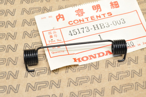 NOS Honda 1986-88 TRX200 SX Fourtrax Brake Shoe Spring 45173-HB3-003