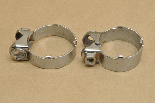 Vtg OEM Honda CB400 CB450 CB550 CM400 CM450 CX500 CX650 Muffler Clamp Set 18375-413-000
