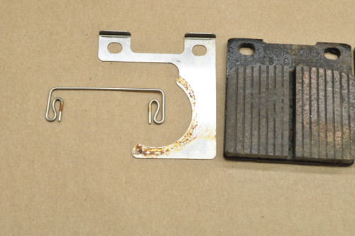 Vtg OEM Honda CM400 Front Brake Caliper Pad Boot Clip Plate Lot 45105-471-006