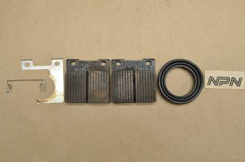 Vtg OEM Honda CM400 Front Brake Caliper Pad Boot Clip Plate Lot 45105-471-006