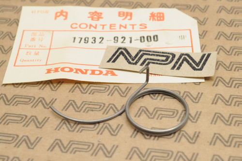NOS Honda B75 Outboard Engine Throttle Arm Spring 17932-921-000