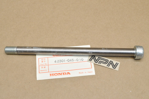 NOS Honda CT70 CT70H K0 QA50 Z50 A K0-K2 Rear Wheel Axle Bolt 42301-045-010