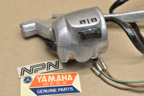 NOS Yamaha AS2 HS1 YAS1 Turn Signal Switch Perch & Lever 218-82920-30