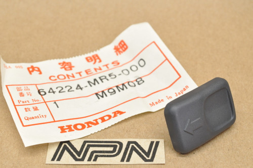 NOS Honda 1989 PC800 Pacific Coast Right Pocket Cover Knob 64224-MR5-000