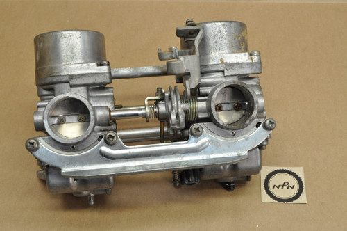Vtg OEM Honda 1980-81 CM400 A Hondamatic Left & Right Carburetor Bank 16100-448-672