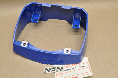 NOS Honda 1983 ATC110 Superior Blue Head Light Housing Case 61301-943-013 ZB