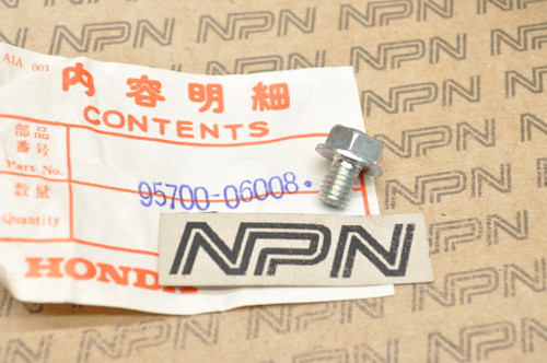 NOS Honda GL1500 Gold Wing TRX200 TRX250 TRX400 Flange Bolt 95700-06008