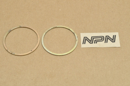 Vtg OEM Honda CB400 CM400 CM450 CX500 Fork Leg Tube Back Up Ring Plate Qty2 51413-447-731