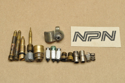 Vtg OEM Honda 1980-81 CM400 A Carburetor Valve Needle Jet Nozzle Lot 16100-448-672