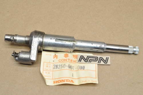 NOS Honda C100 CA100 C102 CA102 C110 CA110 Kick Start Spindle 28250-001-080