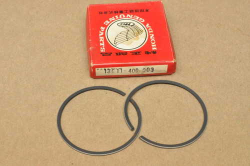 NOS Honda 1976-78 CR125 M MT125 R Piston Ring Set for 1 Piston Standard Size 13011-400-003