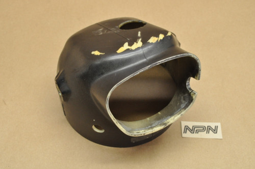 Vtg OEM Honda CT110 CT90 Headlight Bucket Case Housing Black AS IS 61301-102-701 NR