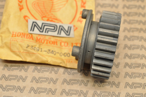 NOS Honda SL350 K1-K2 Counter Shaft Top Gear 27T 23491-340-000