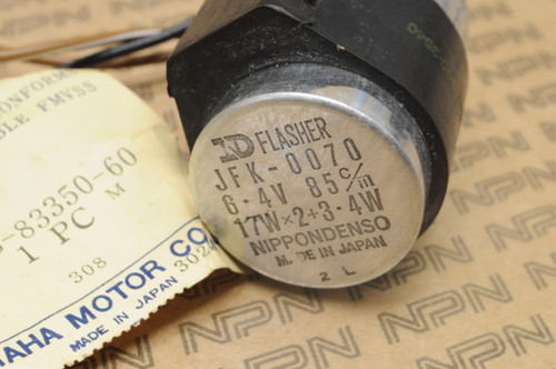 NOS Yamaha GT1 GT80 RD60 Nippon Denso Turn Signal Flasher Relay 368-83350-60