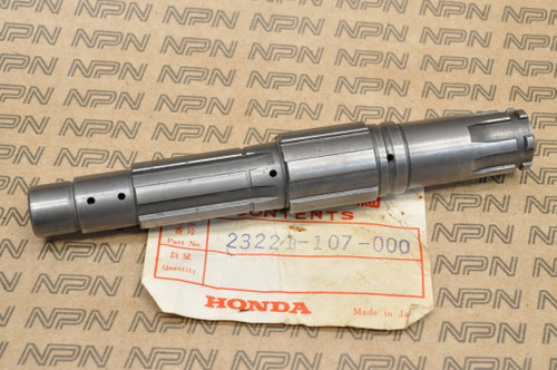 NOS Honda CB100 CB125 CL125 SL100 TL125 XL100 Counter Shaft 23221-107-000