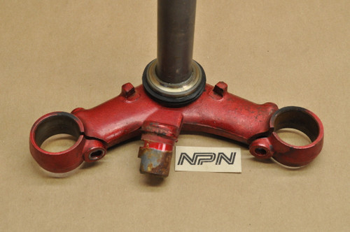 Vtg OEM Honda CA175 CL125 SS125 Candy Red Triple Tree Steering Stem 53200-230-030 XJ