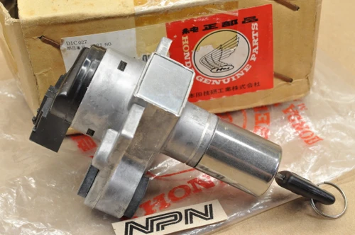 NOS Honda 1975-76 CB500 T Twin Ignition Switch w/ Lock & Key 35010-375-007