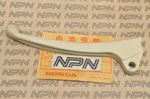 NOS Honda PC50 Z50 Z50A White Left Handle Bar Brake Lever 53178-063-000 XL