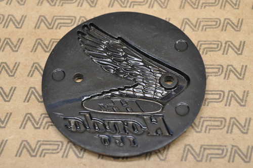 NOS Honda CA95 Left Side Fuel Gas Tank Emblem Badge 87122-201-010