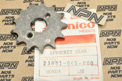 NOS Honda MR50 Z50 A K1-1978 Z50R Unico Drive Chain Sprocket 13T 23800-045-671