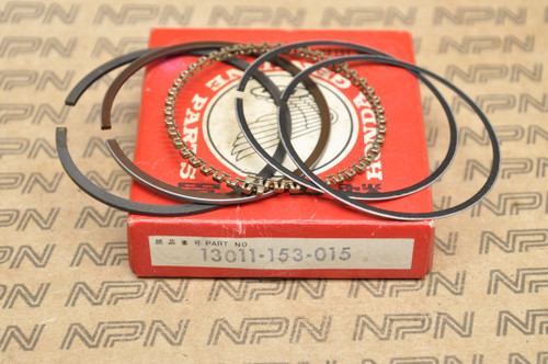 NOS Honda 1977-78 XL75 XR75 Standard Size Piston Ring Set 13011-153-015