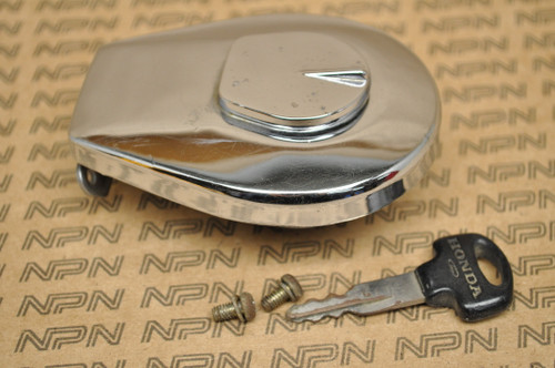 Vintage OEM Honda VF750 C VT700 C VT750 C Gas Tank Cap w/ Key 17620-MB1-003