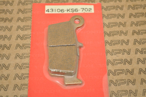 NOS Honda CR125 CR250 CR500 CR80 XR250 XR600 Brake Caliper Pad 43106-KS6-702