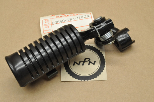 NOS Honda 1977-78 CB750 A Left Side Foot Peg Rest Step Assembly 50640-393-770 ZA