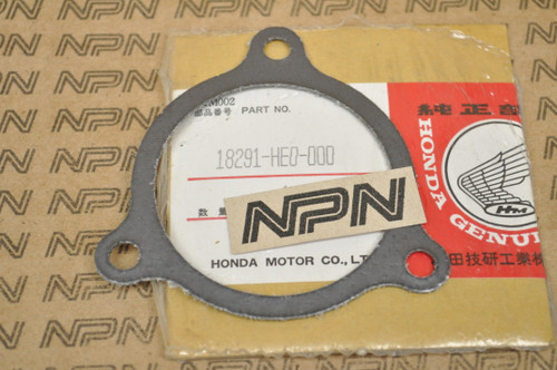 NOS Honda 1989-90 FL400R Pilot Muffler Exhaust Pipe Joint Gasket 18291-HE0-000