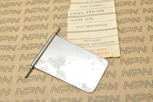 NOS Honda 1976-78 CB750 A Hondamatic Oil Pan Stopper Plate 11215-393-000