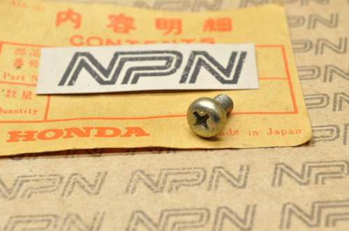 NOS Honda CB750 CBX CT70 GL1000 VF750 VT750 XL100 XR500 Screw 93500-05008-0H