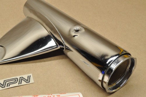 NOS Honda CL175 K6 Chrome Left Fork Ear Head Light Stay Bracket 51606-343-670 XW