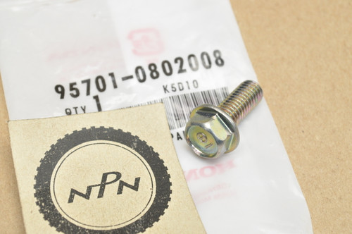 NOS Honda CB400 CB450 CR125 CR80 CX500 VF500 XR200 Flange Bolt 95701-08020-08