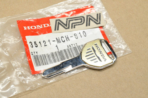 NEW OEM Honda VTX1300 VTX1800 Key Blank Type 1 35121-MCH-810