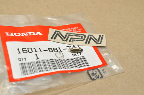 NOS Honda CT125 PA50 TL125 XL75 XR75 XR80 Z50 Carb Float Valve Set 16011-881-741