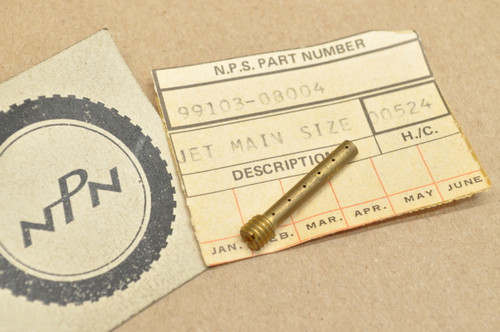 NOS Honda C100 CA100 Cub Carburetor Main Jet #80 99103-08004