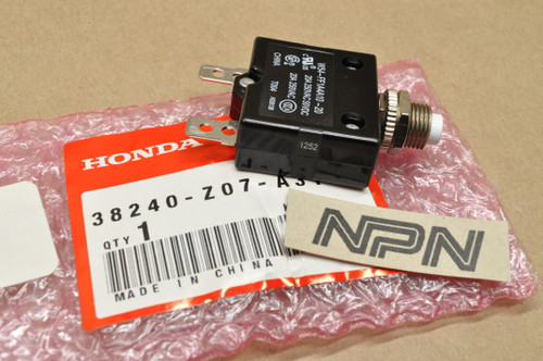 NOS Honda EU2000 EU2200 Generator Circuit Protector 20A 38240-Z07-A31