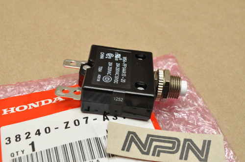 NOS Honda EU2000 EU2200 Generator Circuit Protector 20A 38240-Z07-A31