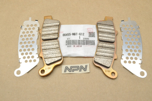 NEW OEM Honda VTX1800 Front Brake Caliper Pad Set 06455-MBT-612