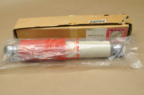 NOS Honda 1981-82 C70 Passport Red & White Rear Shock Absorber 52400-174-671 ZC