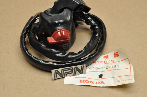 NOS Honda SL100 K3 SL125 K2 XL100 Run Stop Off Kill Light Switch 35250-110-791