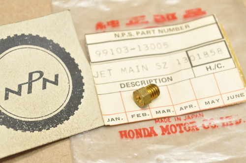 NOS Honda S90 Carburetor Main Jet #130 99103-13005