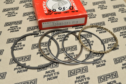 NOS Honda 1977-78 XL75 XR75 .50 Oversize Piston Rings for 1 Piston 13031-153-015