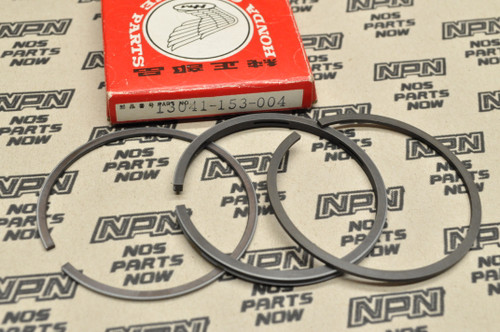 NOS Honda 1977-78 XR75 .75 Oversize Piston Ring Set for 1 Piston 13041-153-004