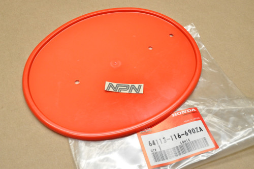 NOS Honda 1978 XR75 79-81 Z50 R Tahitian Red Front Number Plate 64113-116-690 ZA