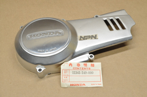 NOS Honda XL75 XR75 XR80 Left Magneto Stator Sprocket Side Cover 11341-149-000