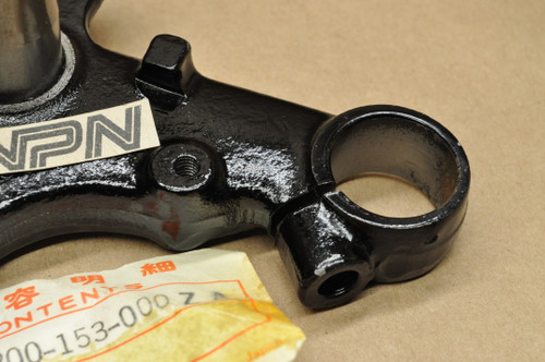 NOS Honda 1977-78 XR75 Fork Steering Stem Triple Tree Clamp 53200-153-000 ZA