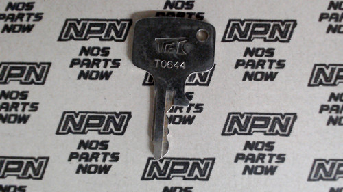 NOS Honda OEM Ignition Switch & Lock Key Ward Cut Double Groove T0644