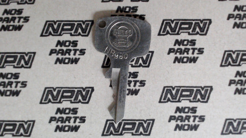 NOS Honda OEM Ignition Switch & Lock Key Single Groove NB960