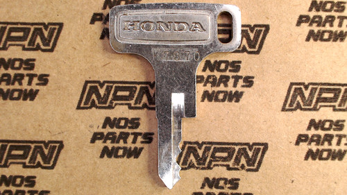 NOS Honda OEM Ignition Switch & Lock Key Single Groove H7870